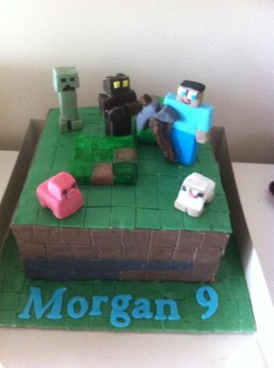 minecraft cake - Cake by Witty Cakes
