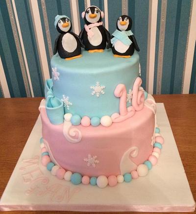Penguin Cake - Cake by Embellishcandc