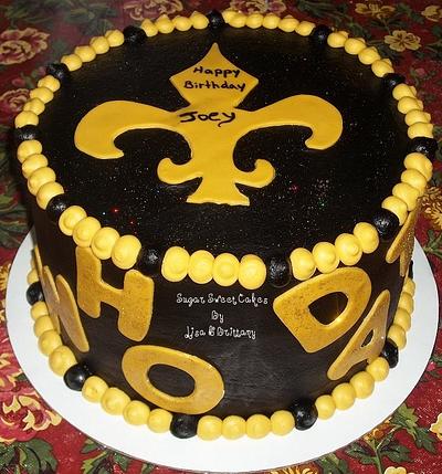 Saints ~ Who Dat!? - Cake by Sugar Sweet Cakes
