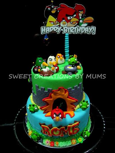 Angry Birds Theme Cake  - Cake by Jo-ann M. Tuazon