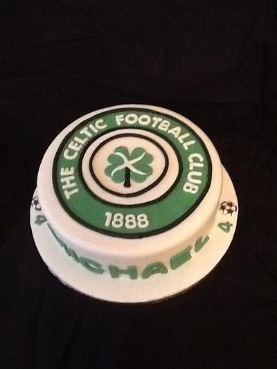 Celtic football club cake - Cake by Lisa Ryan