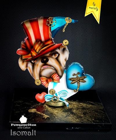 Isomalt + Airbrush "Steampunk Collaboration" - Cake by Marielly Parra