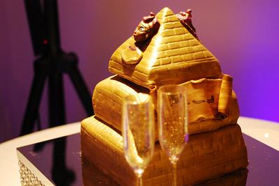 Egyptian theme wedding cake - Cake by Cakes Abound