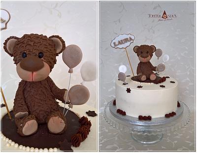 Cute teddy bear - Cake by Tortolandia