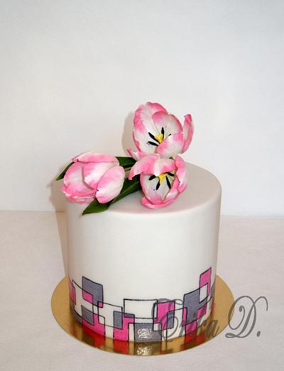 tulip - Cake by Derika