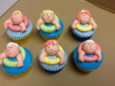 Little Swimmers Cupcakes - Cake by Dinki Cupcakes