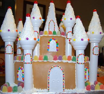 Gingerbread Castle Cake - Cake by Nicole Taylor