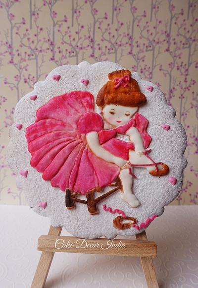A ballerina cookie - Cake by Prachi Dhabaldeb