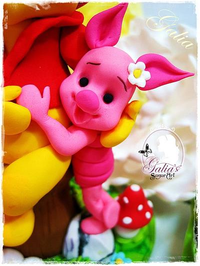 Pooh and Piglet - Cake by Galya's Art 