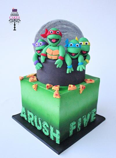 Ninja turtle cake  - Cake by Color Drama Cakes