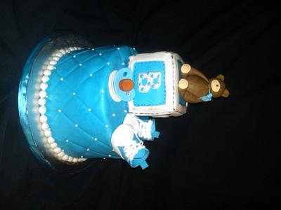 Its a Boy Elegant Cake - Cake by Danielle