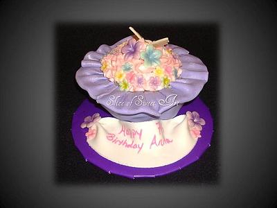 Butterfly & Blossom Cupcake  - Cake by Slice of Sweet Art