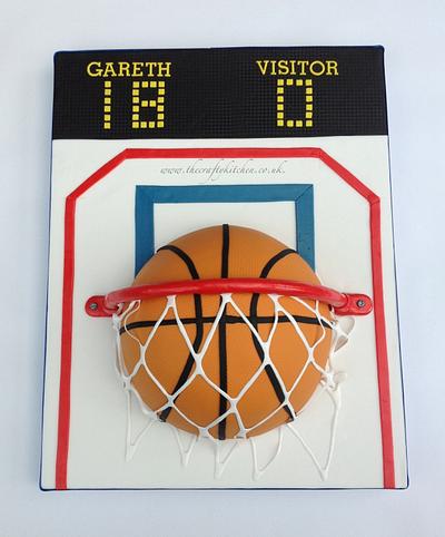 'In The Net' - Cake by The Crafty Kitchen - Sarah Garland