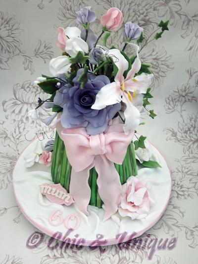 Garden Bouquet. - Cake by Sharon Young