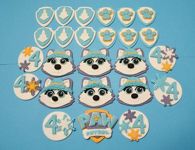 Everest/Paw Patrol Toppers! - Cake by Ellie1985