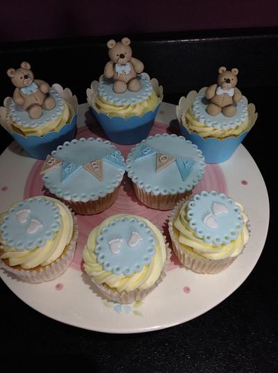 Baby shower cupcakes - Cake by Andrias cakes scarborough