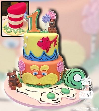Dr. Seuss Lorax Cake - Cake by FaithfullyCakes
