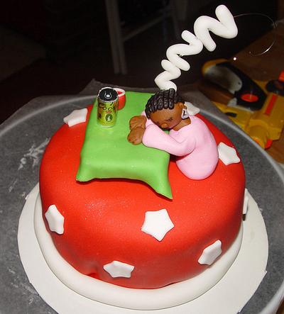 Snoozing Cake  - Cake by Jeana Byrd