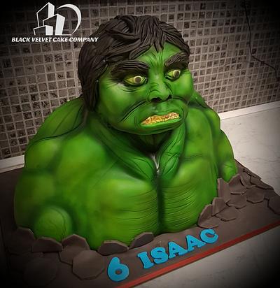 Hulk cake - Cake by Blackvelvetlee