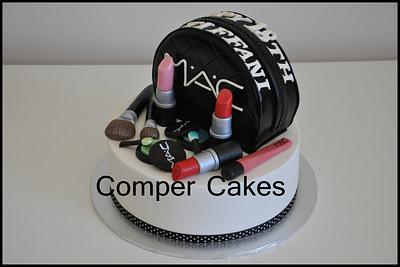 Makeup M.A.C bag  - Cake by Comper Cakes