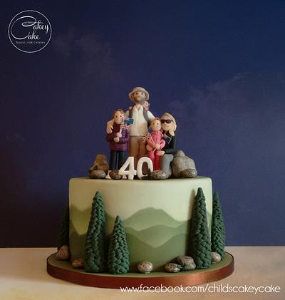 Mountain Walkers - Cake by CakeyCake