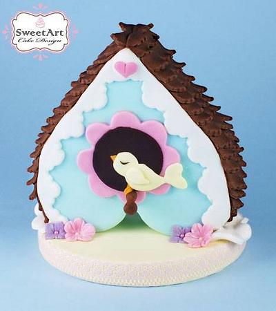 Sweet little bird house - Cake by Ylenia Ionta - SweetArt Cake Design