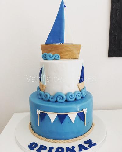 Sail boat - Cake by Vanilla bean cakes Cyprus