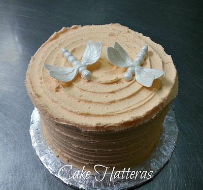 Dragonfly Wedding Cake - Cake by Donna Tokazowski- Cake Hatteras, Martinsburg WV