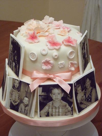 vintage photo cake - Cake by adele