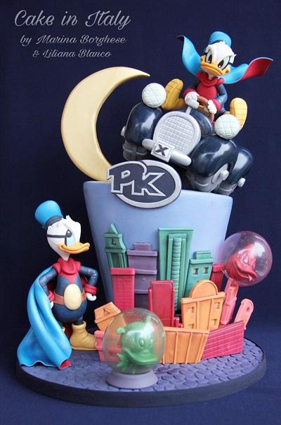 Duck Avenger Cake for Cake Con International Collaboration - Cake by Cake in Italy
