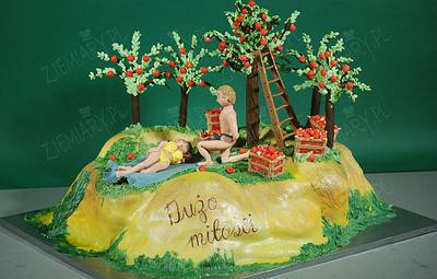 cake for the grower - Cake by Anna Krawczyk-Mechocka