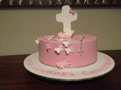 Christening Cake - Cake by Dell Khalil
