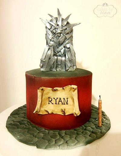 The Iron Throne! - Cake by Cakes by Sian