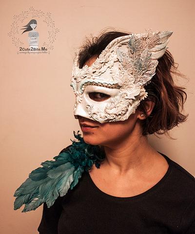 Edible Mask - Venetian Carnival Collaboration - Cake by 2cute2biteMe(Ozge Bozkurt)
