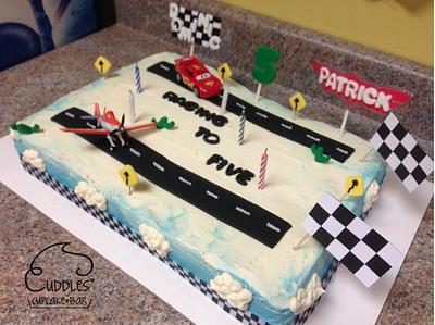 Cars and Planes - Cake by Cuddles' Cupcake Bar