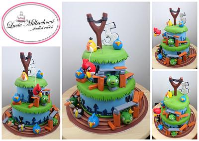 Angry birds - Cake by Lucie Milbachová (Czech rep.)