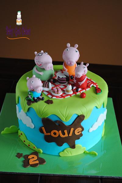 Peppa Pig Picnic - Cake by Baby Got Cakes