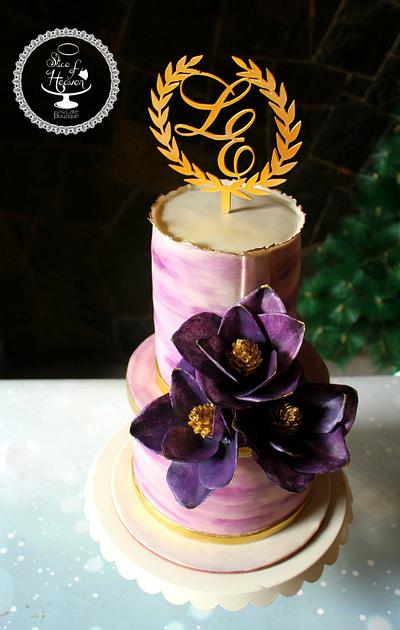 Purple Elegance - Cake by Slice of Heaven By Geethu