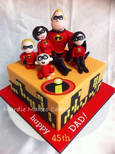 Incredibles Cake - Cake by Mardie Makes Cakes