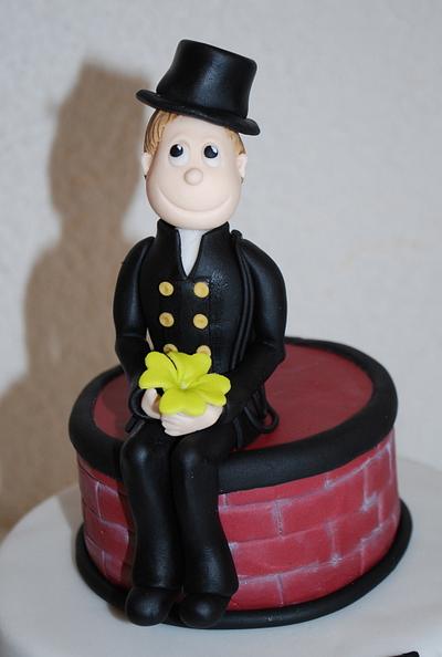 chimney sweep birthday cake - Cake by Simone Barton