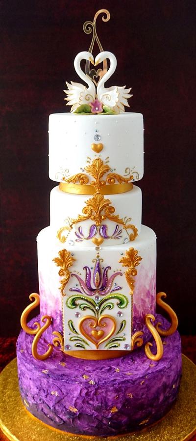 ultra violet wedding - Cake by Torty Zeiko