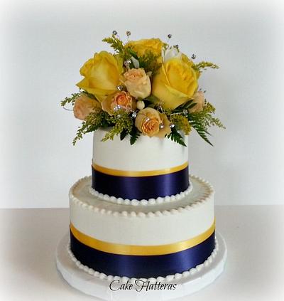 A Summer Wedding - Cake by Donna Tokazowski- Cake Hatteras, Martinsburg WV