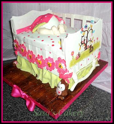 Baby Crib Cake - Cake by Sara