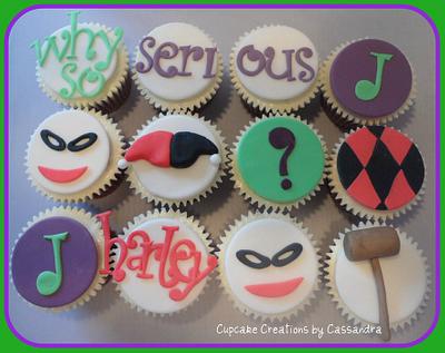 Joker & Harley Quinn Batman theme Cupcakes - Cake by Cupcakecreations