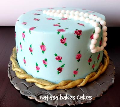 vintage birthday cake - Cake by natasa bakes cakes