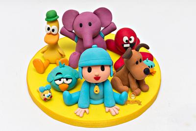 Pocoyo & Friends Cake Toppers - Cake by The Sweetery - by Diana