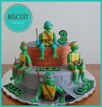 Ninja Turtles - Cake by BISCÜIT Mexico