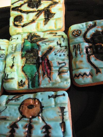 egypt themed cookies - Cake by Delice