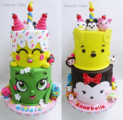 Tsum Tsum's and Shopkins  - Cake by Time for Tiffin 