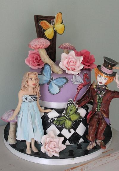 Alice in Wonderland Birthday cake - Cake by Sugar Spice